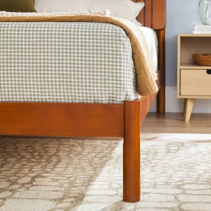 Middlebrook Designs Slatted Headboard Modern King Bed
