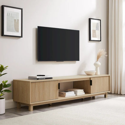 Middlebrook Designs Modern 70-inch Fluted-Door TV Stand