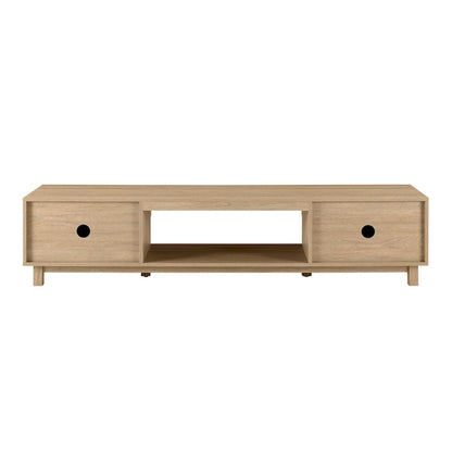 Middlebrook Designs Modern 70-inch Fluted-Door TV Stand