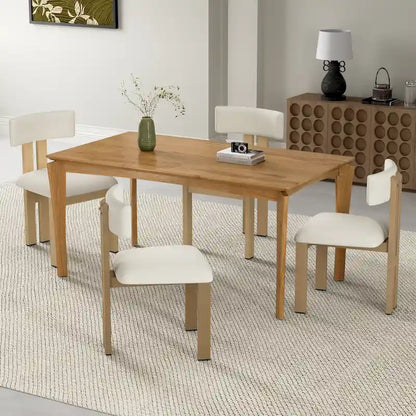 Astura Upholstered Dining Chairs, Iron Frame, Set of 4 by Christopher Knight Home