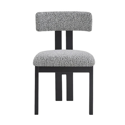 Astura Upholstered Dining Chairs, Iron Frame, Set of 4 by Christopher Knight Home