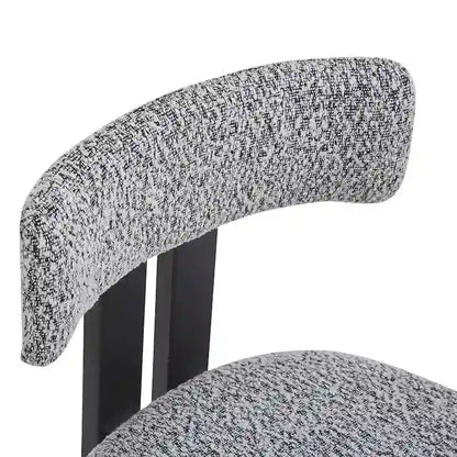Astura Upholstered Dining Chairs, Iron Frame, Set of 4 by Christopher Knight Home