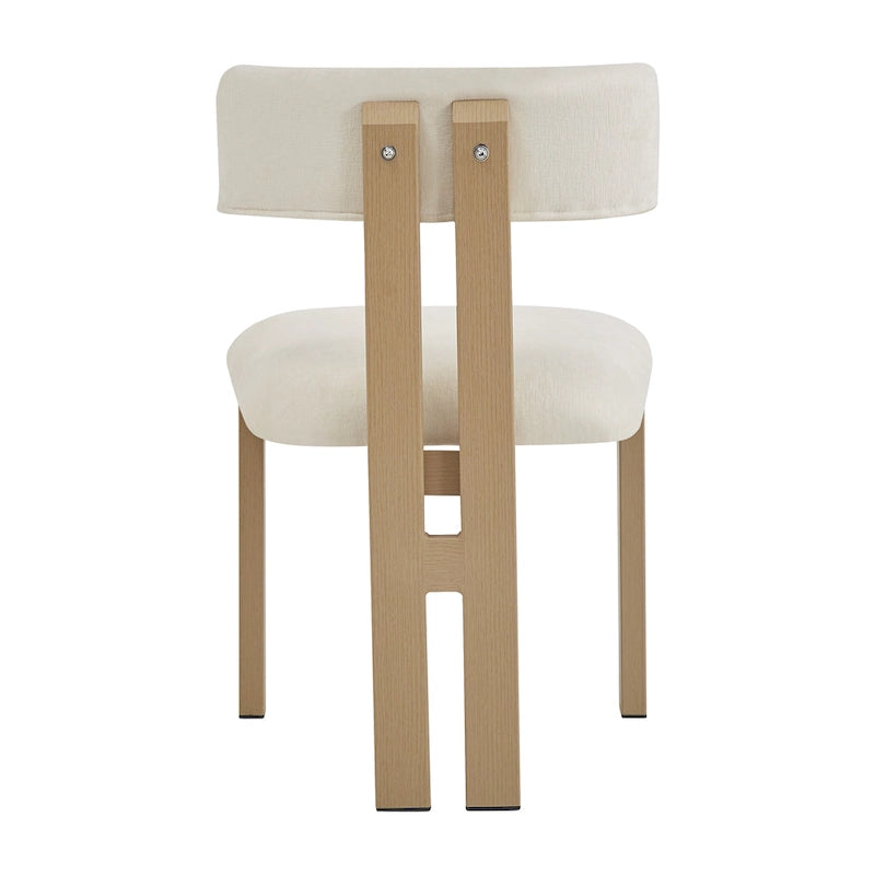 Astura Upholstered Dining Chairs, Iron Frame, Set of 4 by Christopher Knight Home