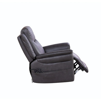 Christopher Knight Home - Harrison Soft Power Swivel Rocker Recliner with Heating & Massage, Pillow Top Arms, for Living Spaces