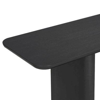 Christopher Knight Home - Mirod Elegant Minimalist Console Table with Curved Corners and U-Base Design