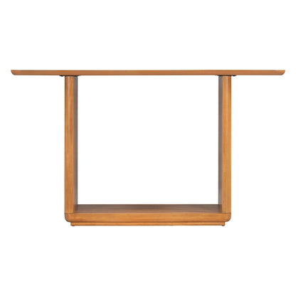 Christopher Knight Home - Mirod Elegant Minimalist Console Table with Curved Corners and U-Base Design
