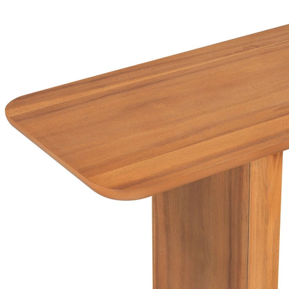 Christopher Knight Home - Mirod Elegant Minimalist Console Table with Curved Corners and U-Base Design