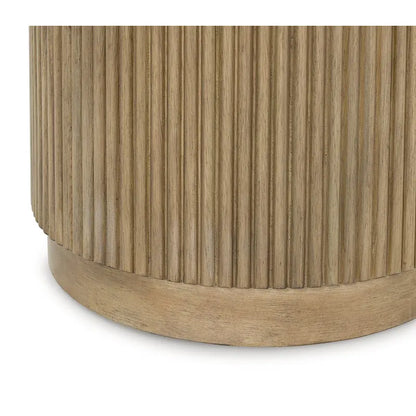 Signature Design by Ashley Camdill Light Brown/White End Table - 18.13 W x 18.13 D x 23.75 H