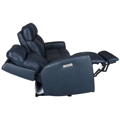 81.5 Genuine Leather Zero Gravity Power Recliner Sofa with Power Headrest, USB&USB-C Port
