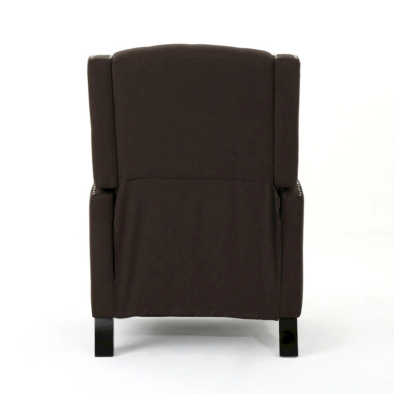 Roomfitters Classic Fabric Push Back Chair, Elegant Recliner for Living Room, Bedroom