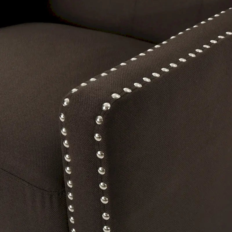 Roomfitters Classic Fabric Push Back Chair, Elegant Recliner for Living Room, Bedroom