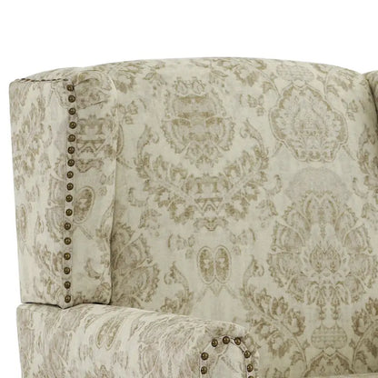 Set of 2 Patterned Upholstered Accent Chair for Living Room