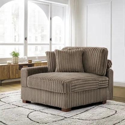 Upholstered Chenille Velvet L Shaped Couch Modular Sofa With Chaise Lounge