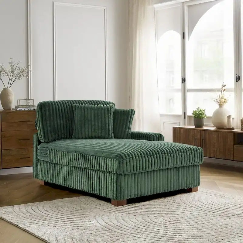Upholstered Chenille Velvet L Shaped Couch Modular Sofa With Chaise Lounge