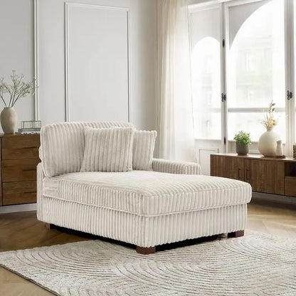 Upholstered Chenille Velvet L Shaped Couch Modular Sofa With Chaise Lounge