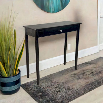 Porch & Den Holly Hill Solid Acacia 1-drawer Console Table