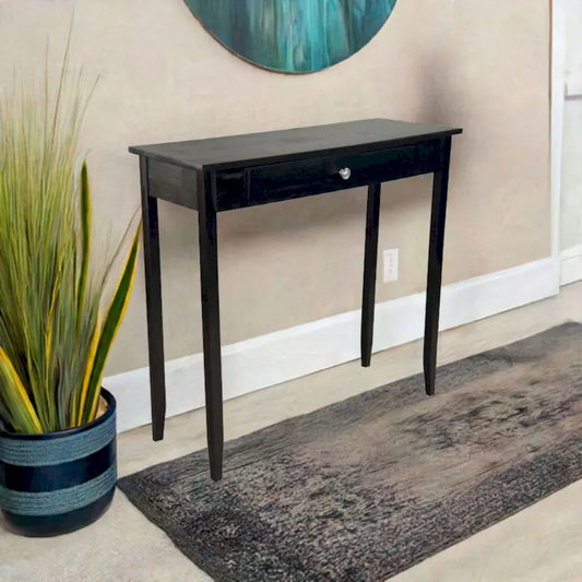 Porch & Den Holly Hill Solid Acacia 1-drawer Console Table
