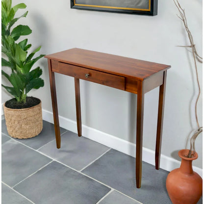 Porch & Den Holly Hill Solid Acacia 1-drawer Console Table