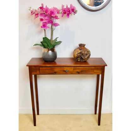 Porch & Den Holly Hill Solid Acacia 1-drawer Console Table