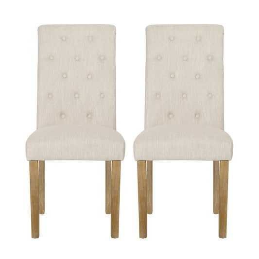 Aruda Upholstered Dining Chair (Set of 2) by Christopher Knight Home