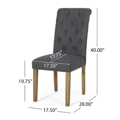 Aruda Upholstered Dining Chair (Set of 2) by Christopher Knight Home