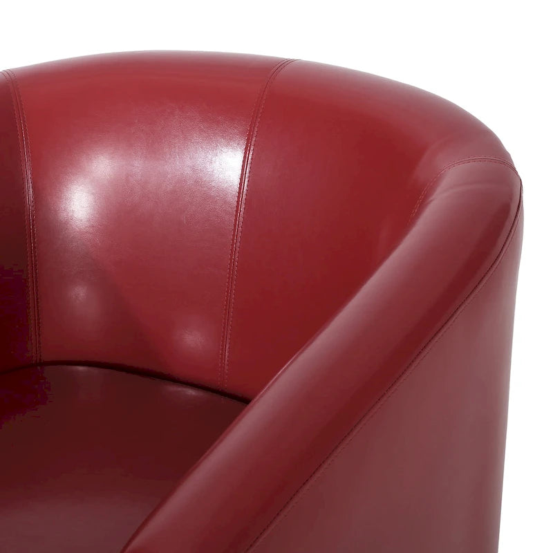 Daymian Swivel Club Chair by Christopher Knight Home - 29.00 D x 30.20 W x 30.50 H