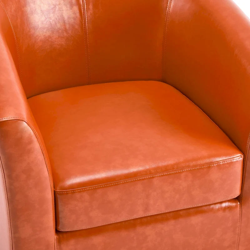 Daymian Swivel Club Chair by Christopher Knight Home - 29.00 D x 30.20 W x 30.50 H