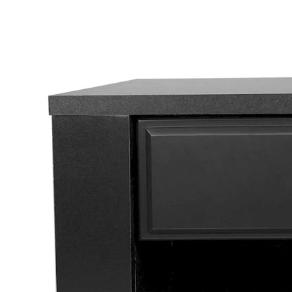 Foisy Faux Wood Nightstand with Drawer (Set of 2) by Christopher Knight Home