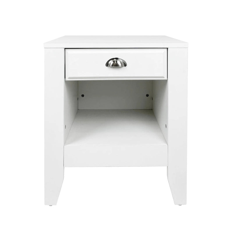 Foisy Faux Wood Nightstand with Drawer (Set of 2) by Christopher Knight Home