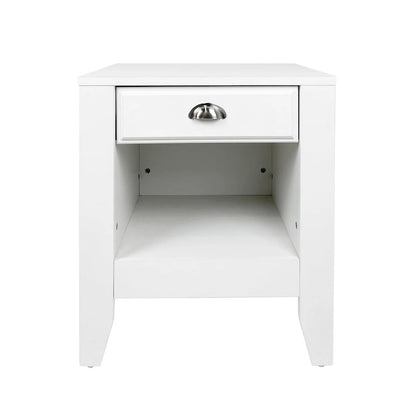 Foisy Faux Wood Nightstand with Drawer (Set of 2) by Christopher Knight Home