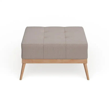 Christopher Knight Home Carson Lund Mid-century Tufted Fabric Square Ottoman Table