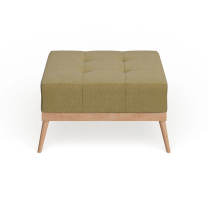 Christopher Knight Home Carson Lund Mid-century Tufted Fabric Square Ottoman Table