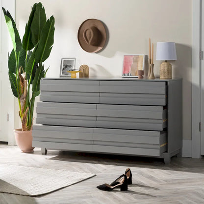 Middlebrook Contemporary Solid Wood 6-Drawer Dresser