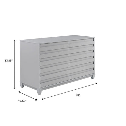 Middlebrook Contemporary Solid Wood 6-Drawer Dresser