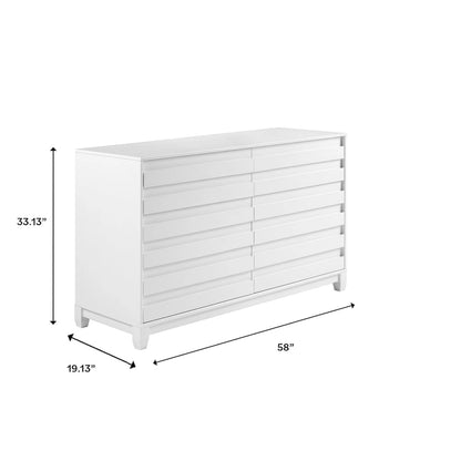 Middlebrook Contemporary Solid Wood 6-Drawer Dresser