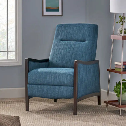 Veatch Contemporary Upholstered Pushback Recliner by Christopher Knight Home