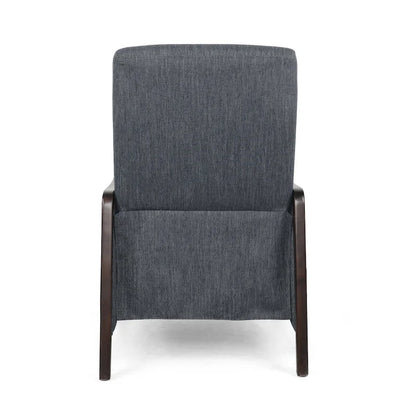 Veatch Contemporary Upholstered Pushback Recliner by Christopher Knight Home