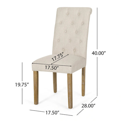 Aruda Upholstered Dining Chair (Set of 6) by Christopher Knight Home