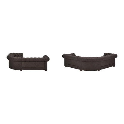 Gdansk 5-Seat L-Shaped Chesterfield Sectional Sofa