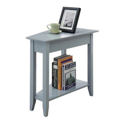 Convenience Concepts American Heritage Wedge End Table with Shelf