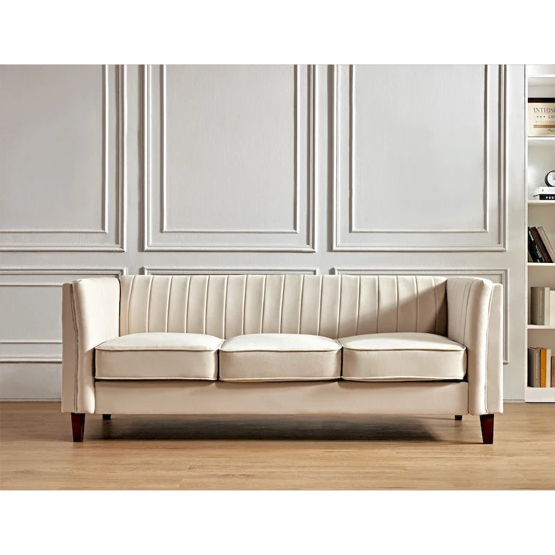 Line Tufted Square Design Sofa