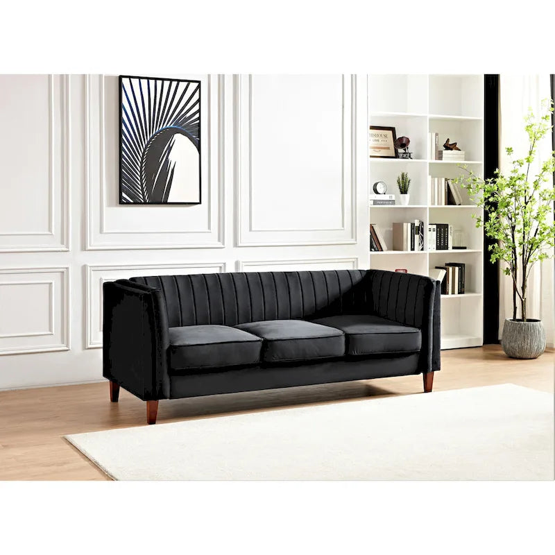 Line Tufted Square Design Sofa