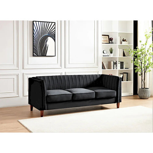 Line Tufted Square Design Sofa