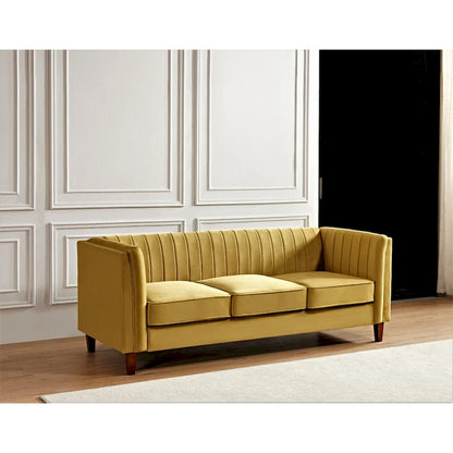 Line Tufted Square Design Sofa