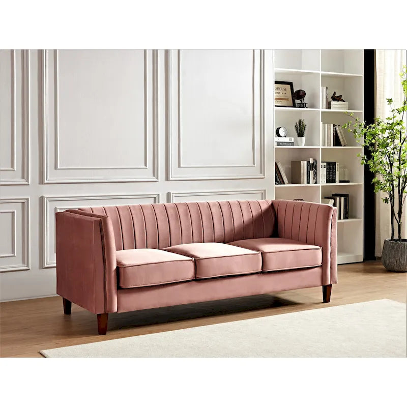 Line Tufted Square Design Sofa