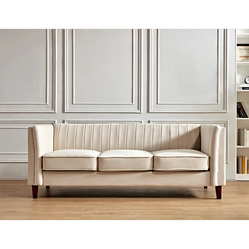 Line Tufted Square Design Sofa