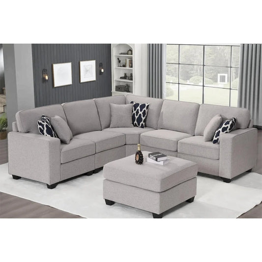 Flexible Combination Module Reversible Sectional Sofa