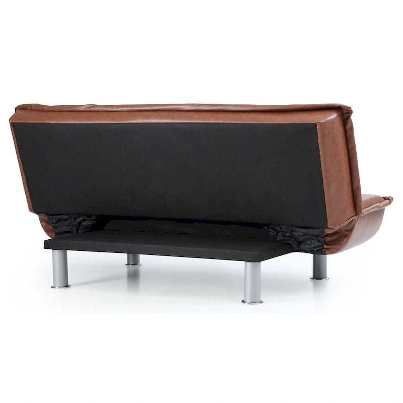 Lionel Faux Leather Sofa Bed