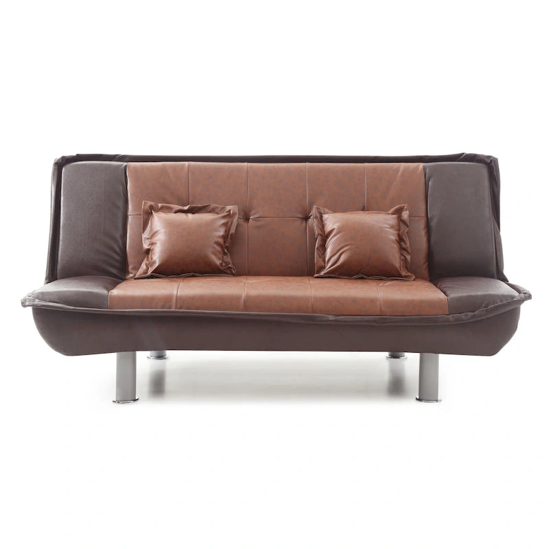 Lionel Faux Leather Sofa Bed