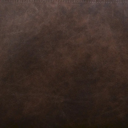 Poly & Bark Denver Leather Ottoman - Full Grain Genuine Italian Leather